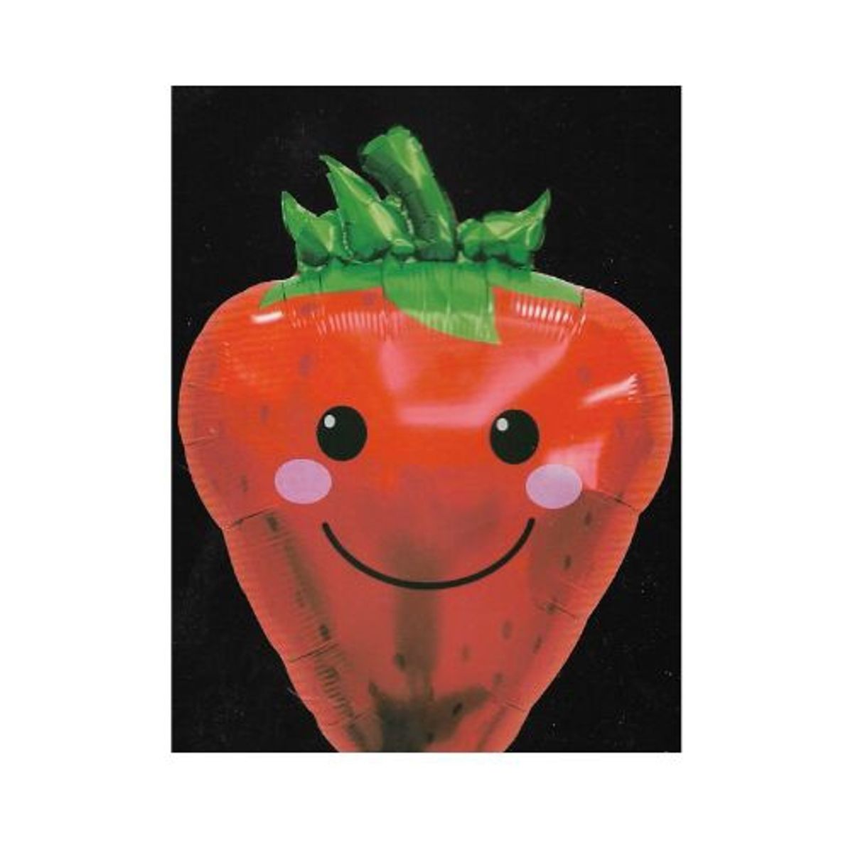 GENERICO - Globo Diseño Fresa Color Rojo 48X71 Cm