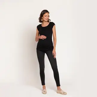 NALA - Jeans Maternal Loreto Negro Maternity