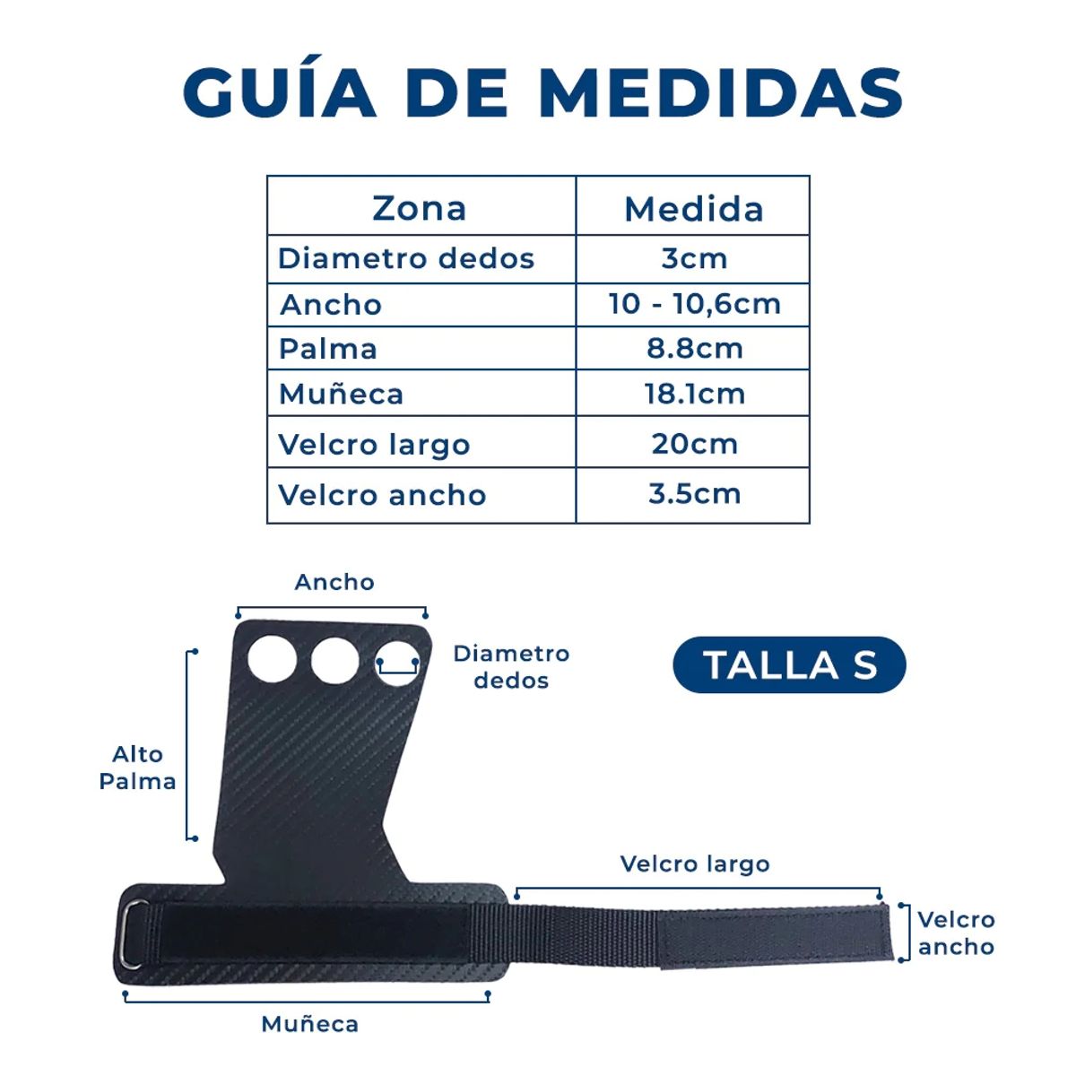ORCUS - PROTECTOR DE MANOS CALLERAS MICROFIBRA NEGRO