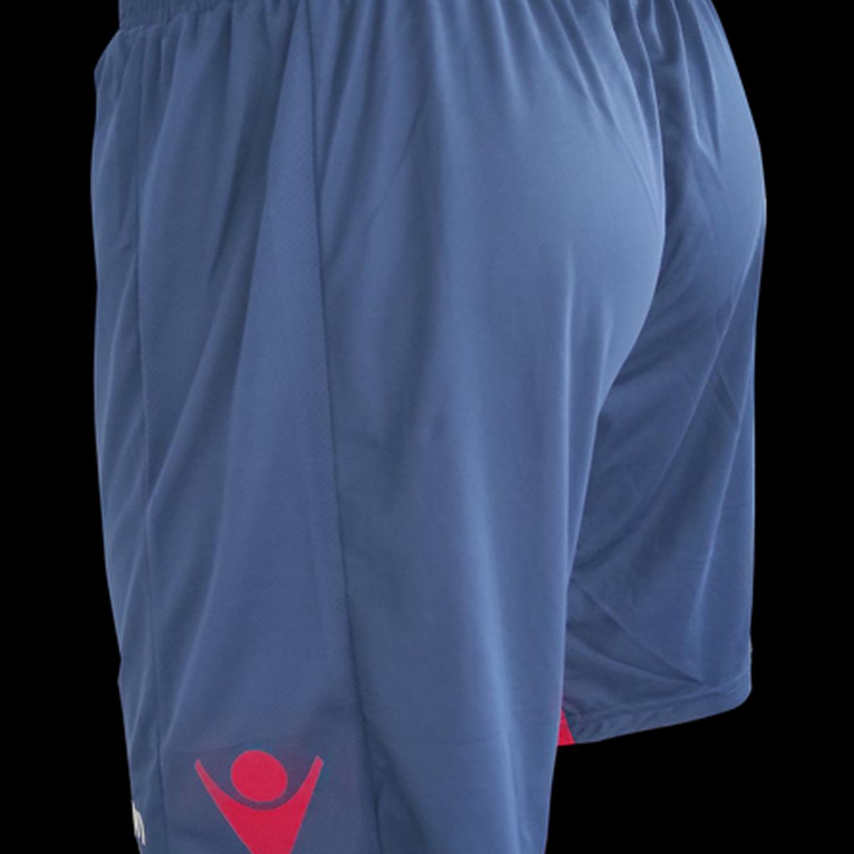 MACRON - Short de Juego Macron Azul Marino-Rojo