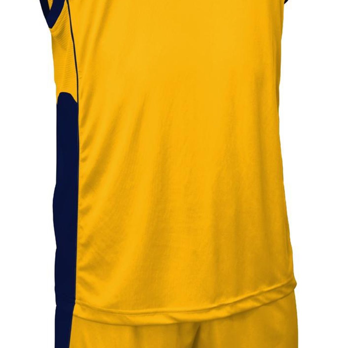 MACRON - Uniforme de Básquetbol Macron Turin Amarillo-Azul Marino