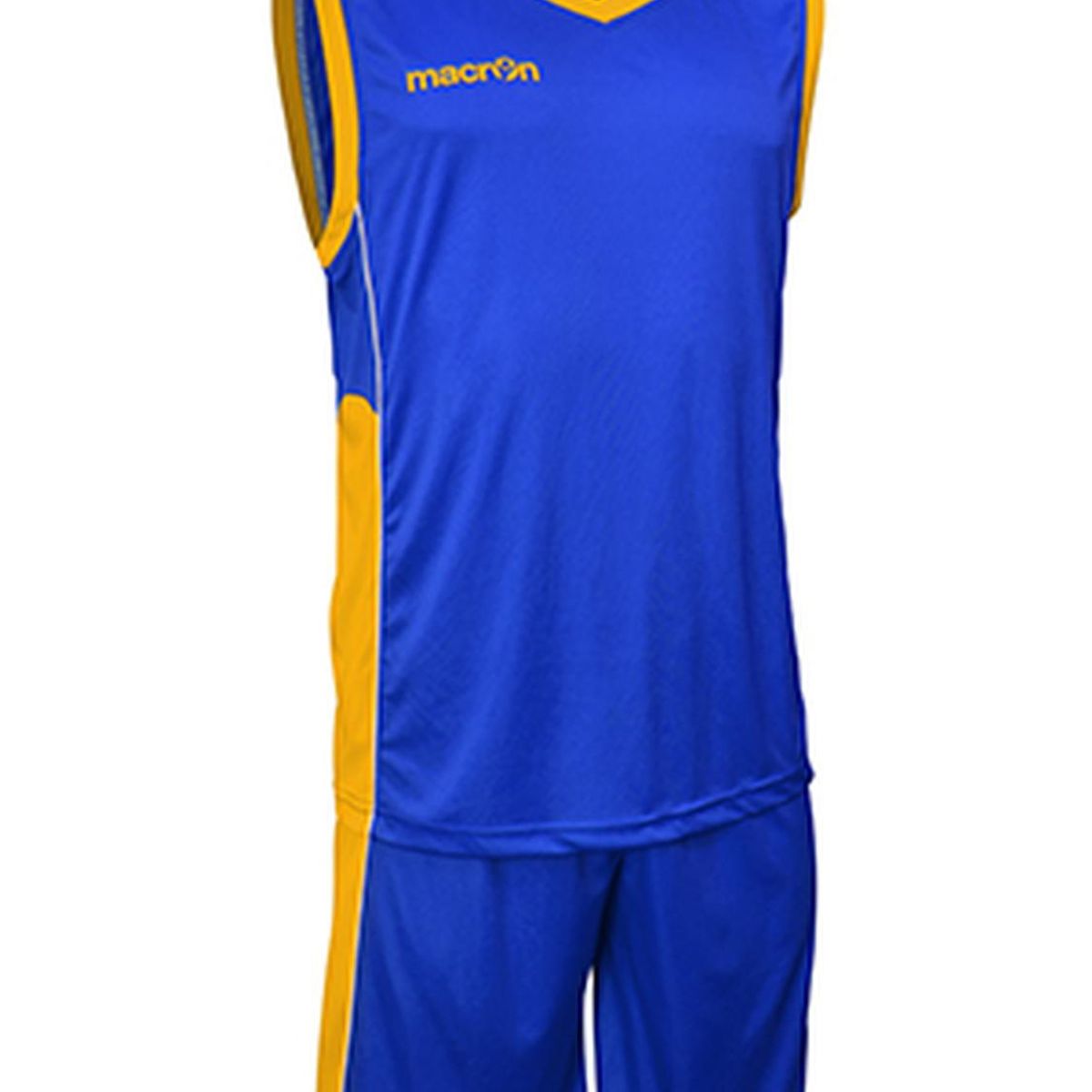 MACRON - Uniforme de Básquetbol Macron Turin Azulino-Amarillo