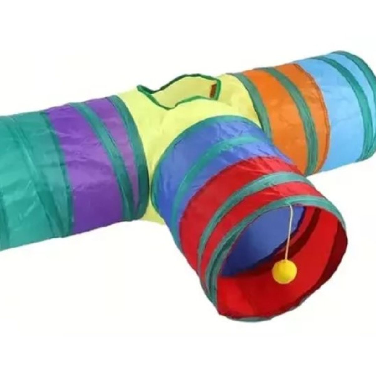 GENERICO - Divertido Tunel Plegable Gato 3 Vías D Juego Mascotas 3 Way.