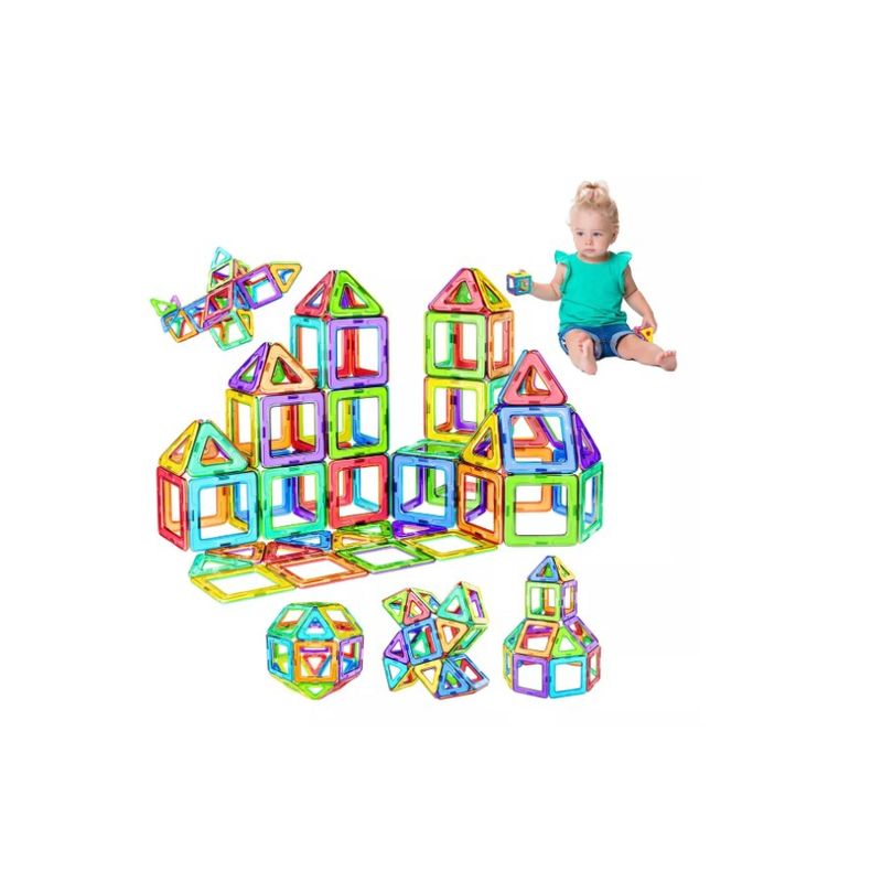 GENERICO - Bloques De Construcción Magnéticos De Imán De Juguetes 52pcs