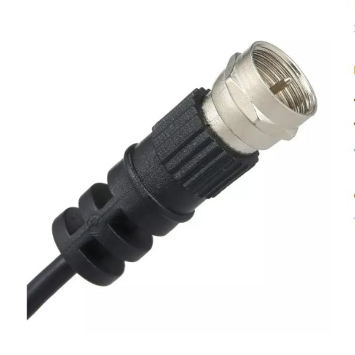 GENERICO - Antena Tv Digital Hd Abierta Interior + 3m Amplificado