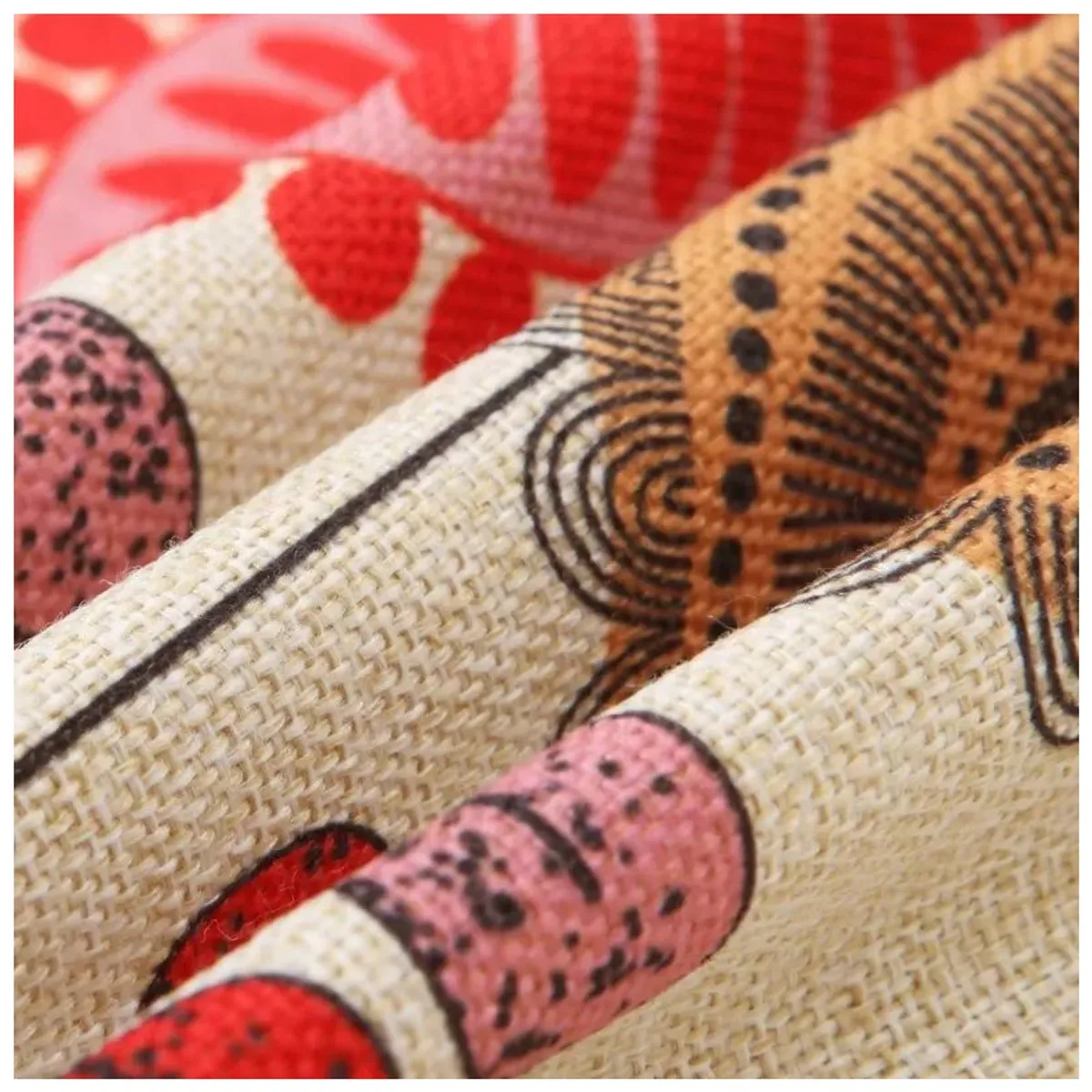 KUANGYE - Juego De 4 Fundas De Almohada De Algodón Y Lino 45cm X 45cm