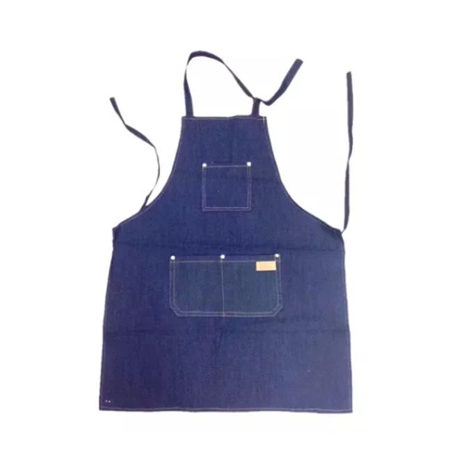 GENERICO - 2 Pack Pechera Delantal Barbería O Peluquería Jeans