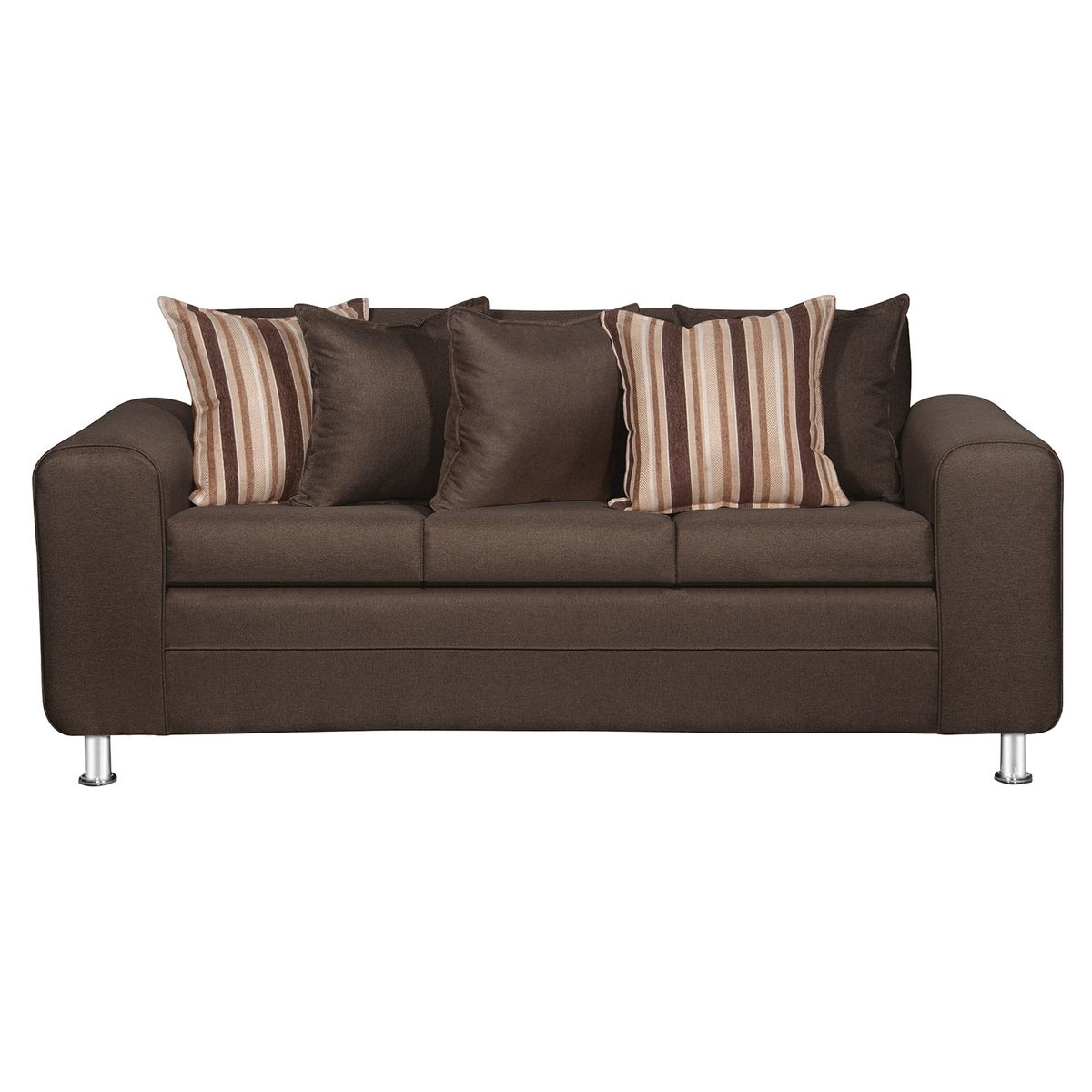 RUZAM MOBEL - SOFA LEGEND 3 CUERPOS Y DOS POUF  CAFE