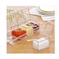 Caja de Condimentos Acrílicos