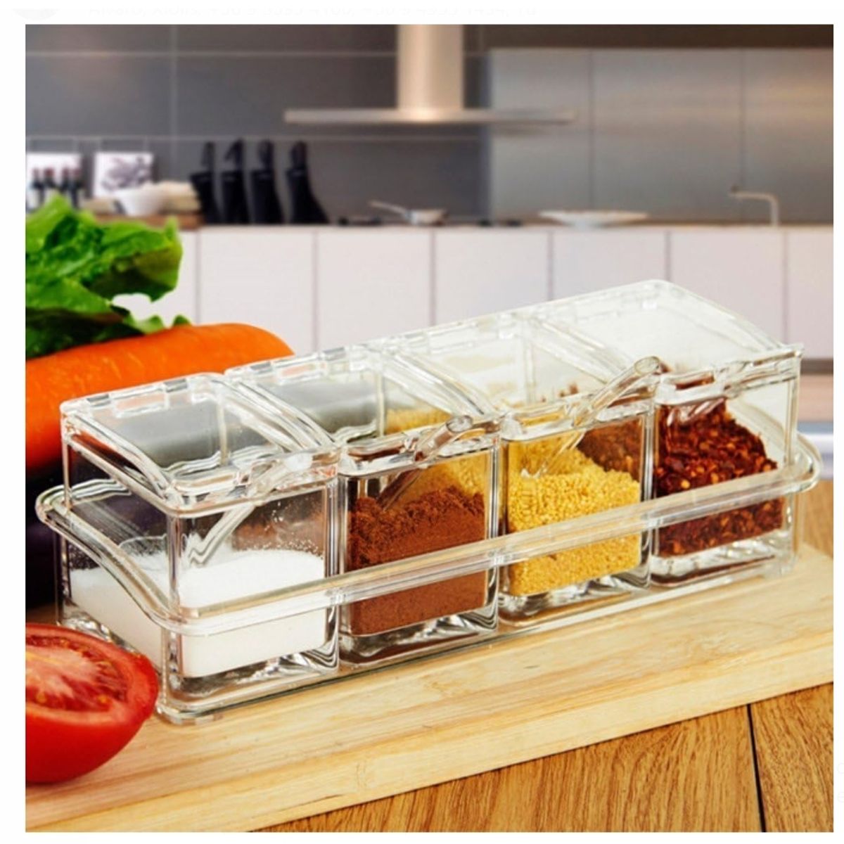 GENERICO - Caja de Condimentos Acrílicos