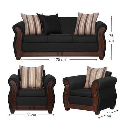 Imagen 2 del producto LIVING 3-1-1 ATENAS NEGRO