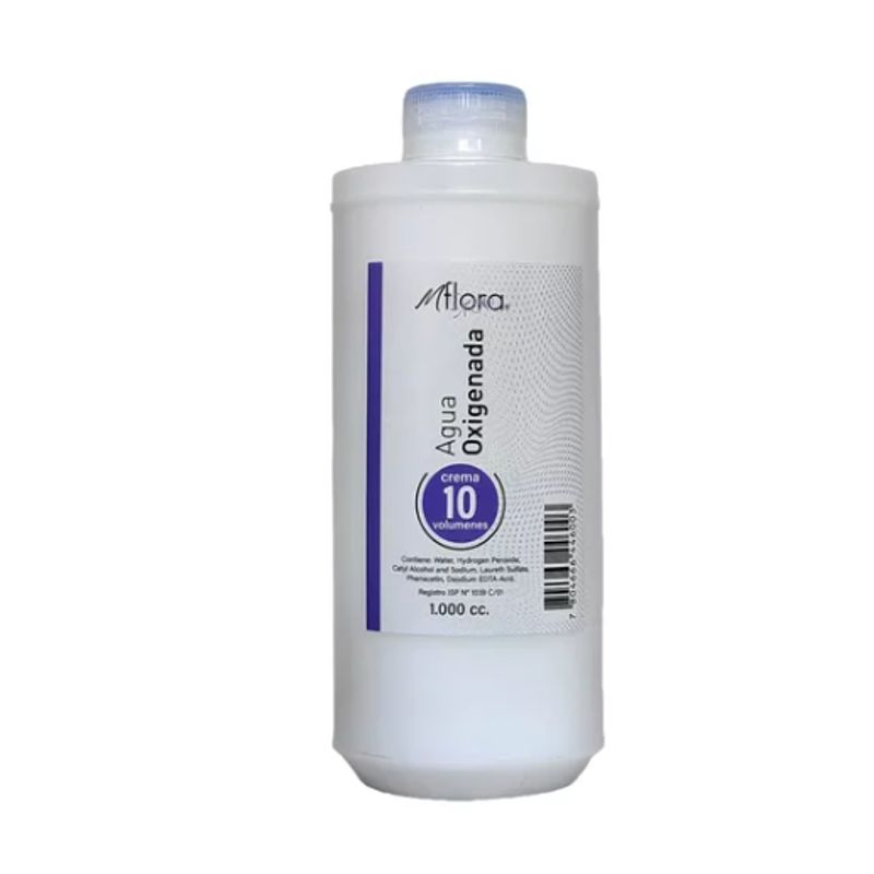 GENERICO - Agua Oxigenada En Crema 1000ml Mflora De 10%