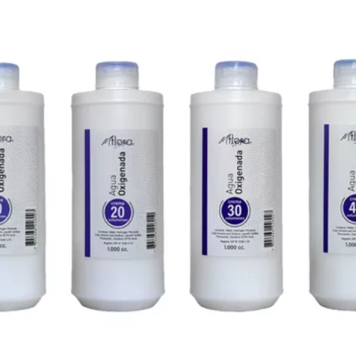 GENERICO - Agua Oxigenada En Crema 1000ml Mflora De 10%