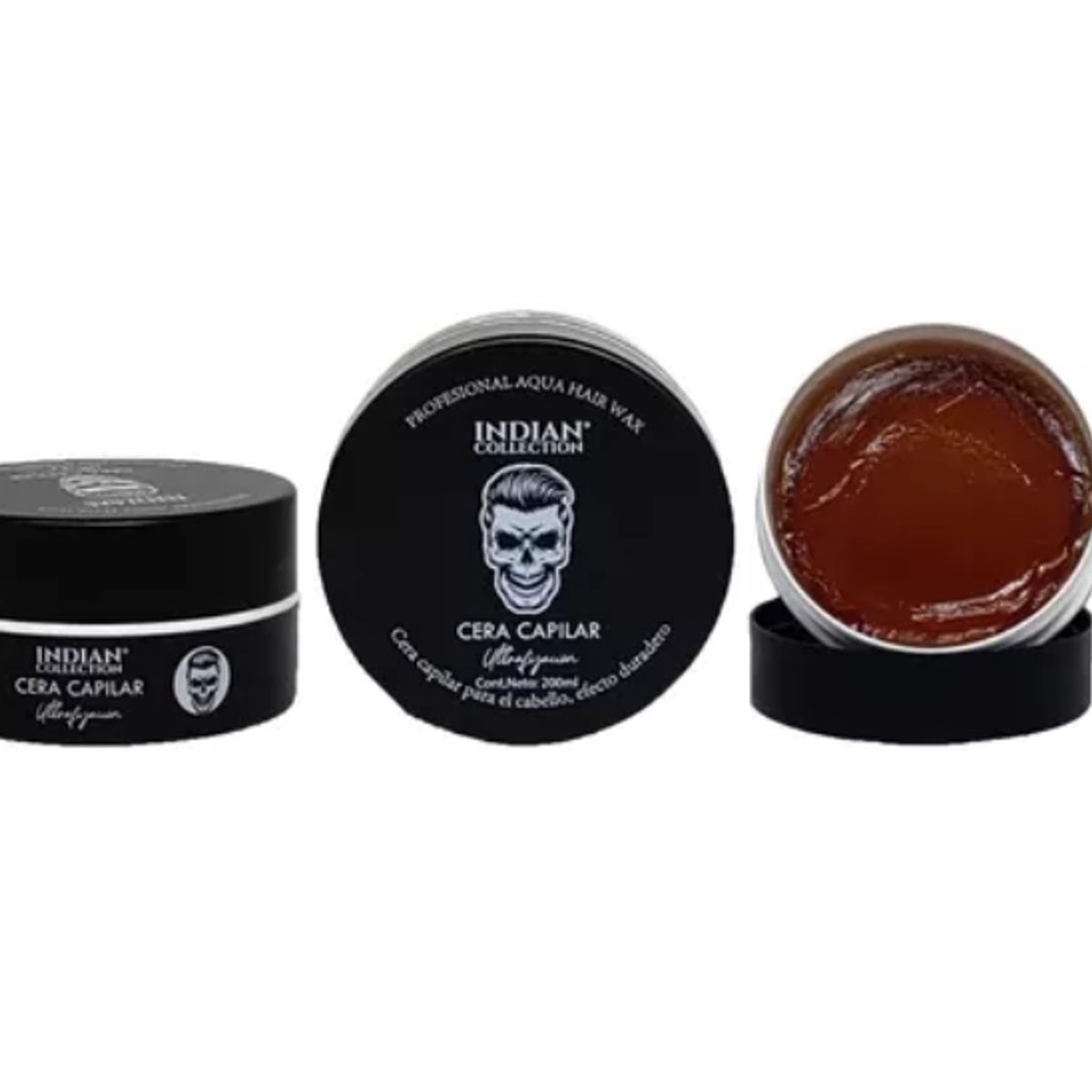 GENERICO - Cera Capilar Para El Cabello 200ml Indian Negro