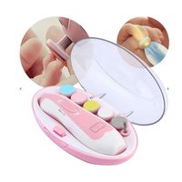 Corta Uñas Para Bebés Y Niños Lima Eléctrica Rosa