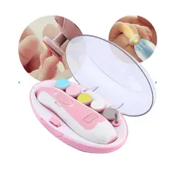 GENERICO - Corta Uñas Para Bebés Y Niños Lima Eléctrica Rosa