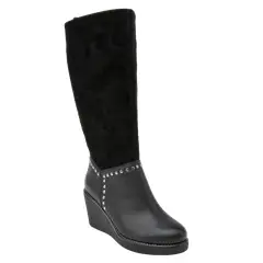 16 HRS - Bota Casual Mujer Negro