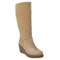 16 HRS - Bota Casual Mujer Beige