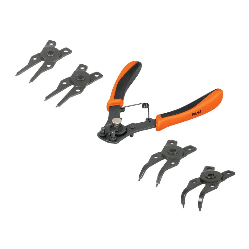 TRUPER - Alicate Pinza Para Anillos 6 PuLG Con 4 Cabezas