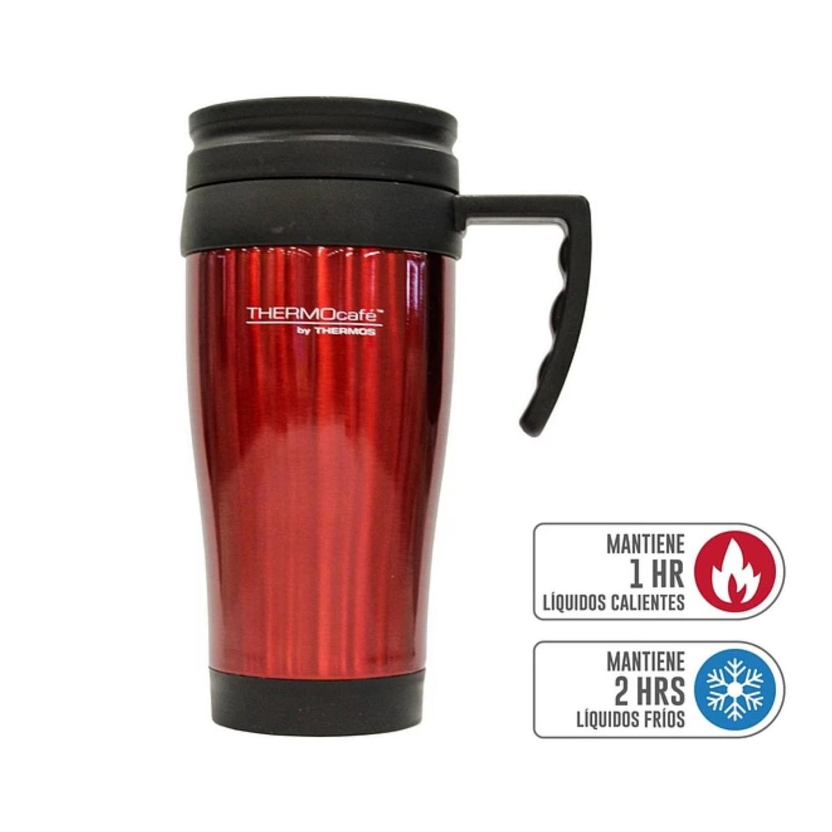 THERMOS - Thermo Cafe Vaso Portatil 420ml Frio O Caliente RojoThermos