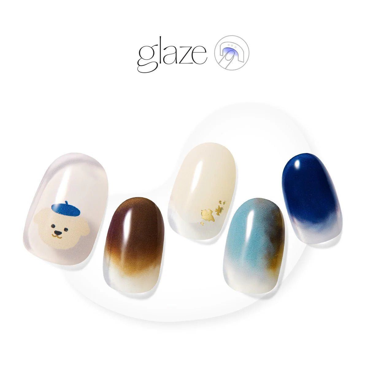 DASHING DIVA - Glaze Semi-Cured Gel Nail: ZMA419N Artist Puppy