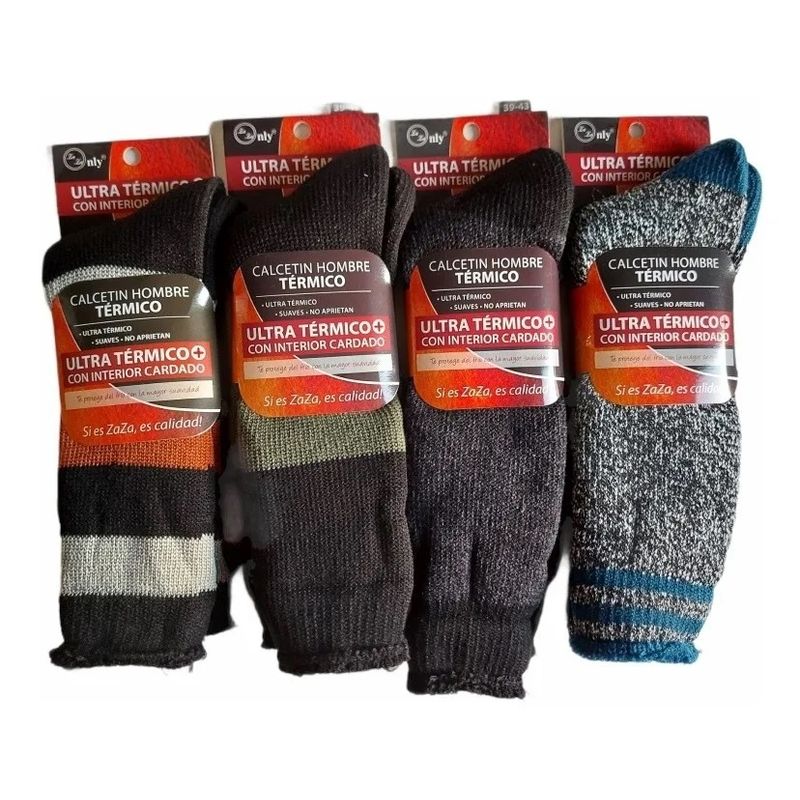 GARSIL - 3 Pares De Calcetines Hombre Ultra Térmico - Diabeticos - Suaves
