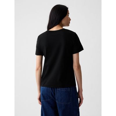 Imagen 2 del producto Polera Mujer Cuello Redondo Negro
