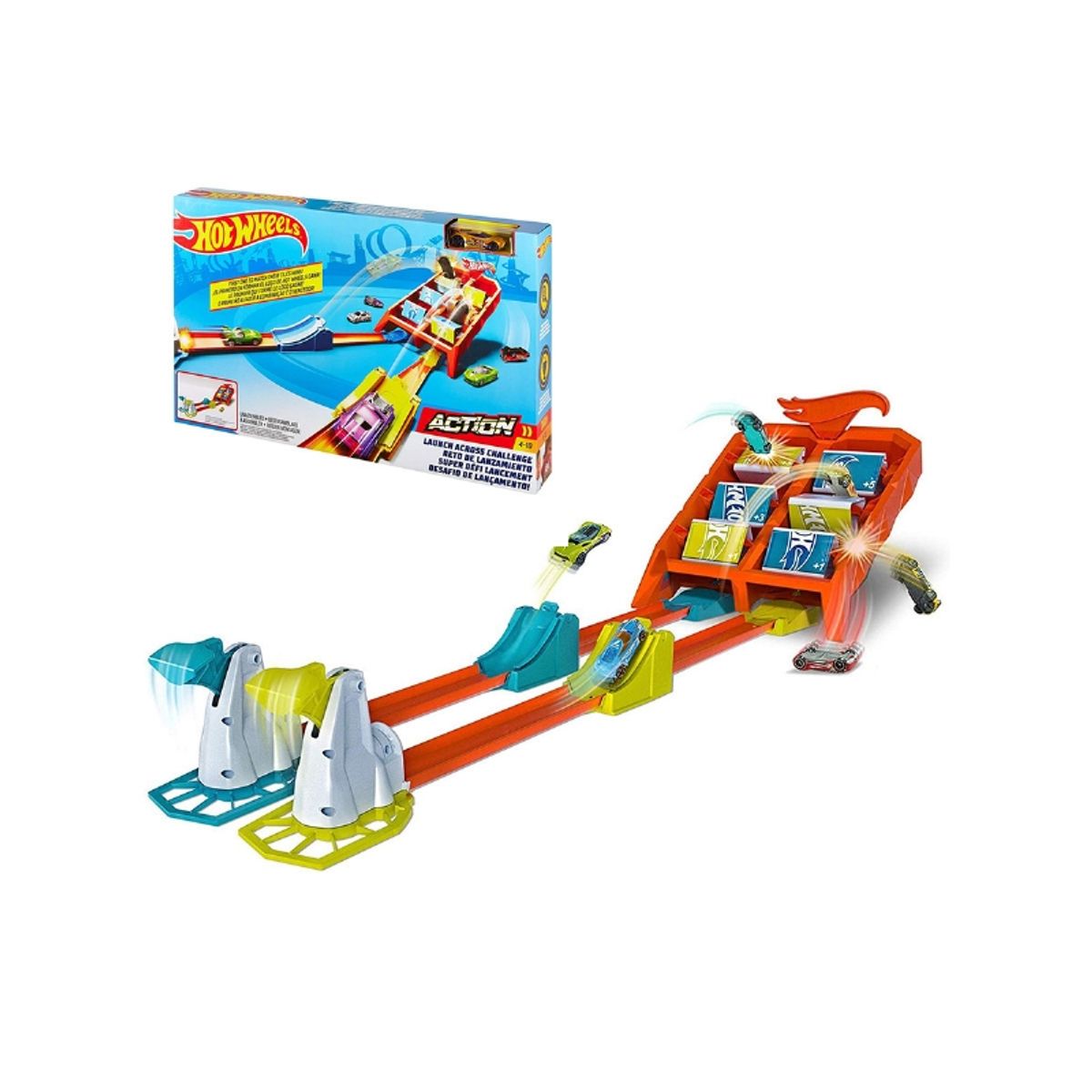 HOT WHEELS - HOT WHEELS PISTA VUELTAS Y CHOQUES