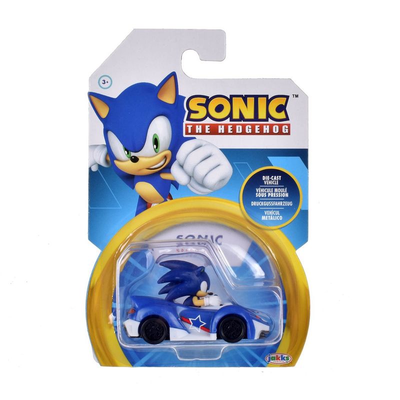 SONIC - VEHICULOS METALICOS ESCALA 1:64 SONIC - SONIC SPEED STAR