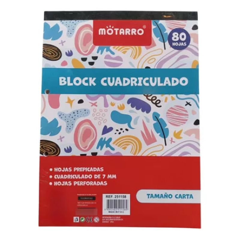 MOTARRO - Croquera Lisa Tamaño 16 X 21 cm, 100 hojas Ideal Para Dibujo