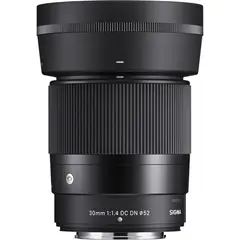 SIGMA - 30 mm f14 DC DN FUJIFILM X Lente contemporánea