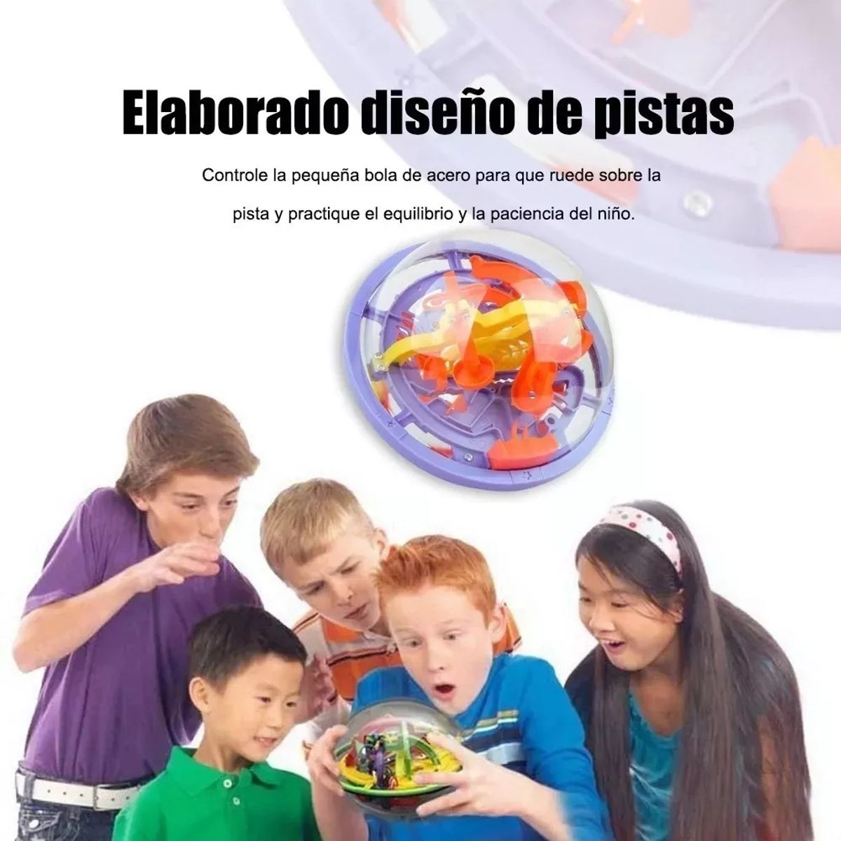 KUANGYE - Bola Laberinto 3d Didáctico, 100 Niveles -19 Cm