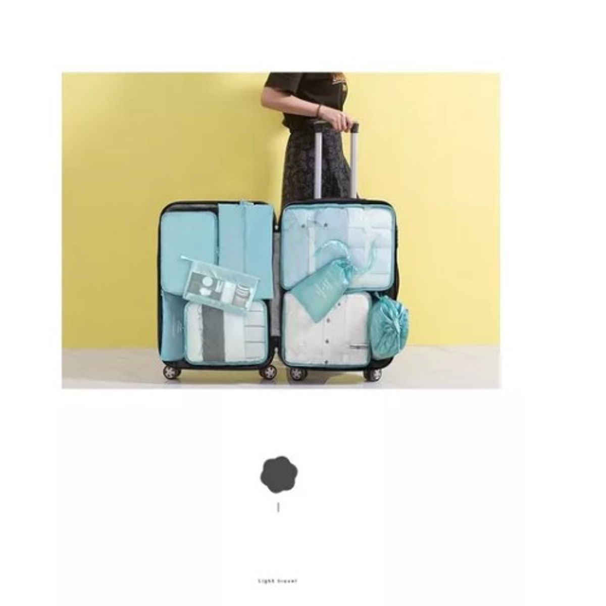 GENERICO - Bolsas Organizadoras De Equipaje / Pack 9 Unidades