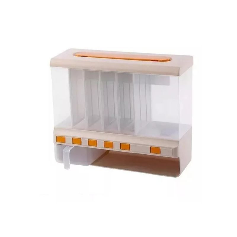 GENERICO - Dispensador De Mesa Cereal Granos Frutos Secos Arroz Beige