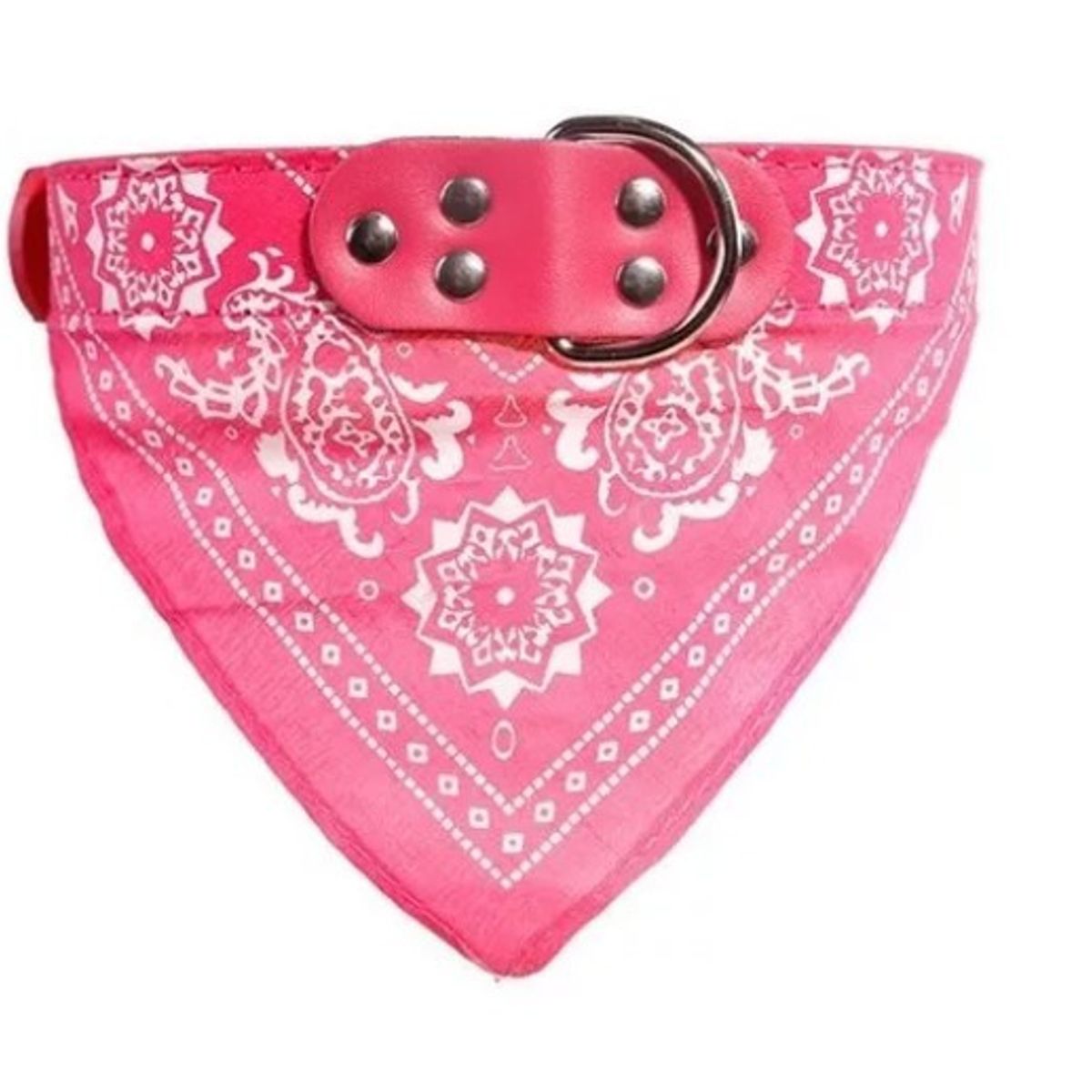 GENERICO - Bandana Pañoleta Para Mascotas Perro,gato Talla L Rosa