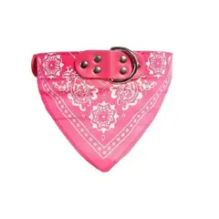 GENERICO - Bandana Pañoleta Para Mascotas Perro,gato Talla L Rosa