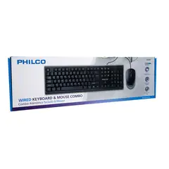 PHILCO - KIT ALAMBRICO TECLADO + MOUSE