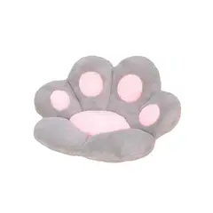 GENERICO - Cojín Para Silla Asiento Peluche Garrita Gato Mueble Mascota