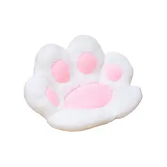 GENERICO - Cojín Para Silla Asiento Peluche Garrita Gato Mueble Mascota
