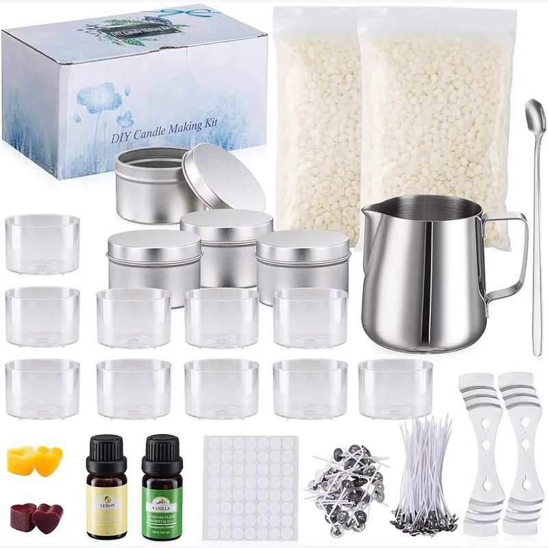 GENERICO - Kit De Fabricación De Velas Para Principiantes, 153 Piezas