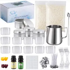GENERICO - Kit De Fabricación De Velas Para Principiantes, 153 Piezas