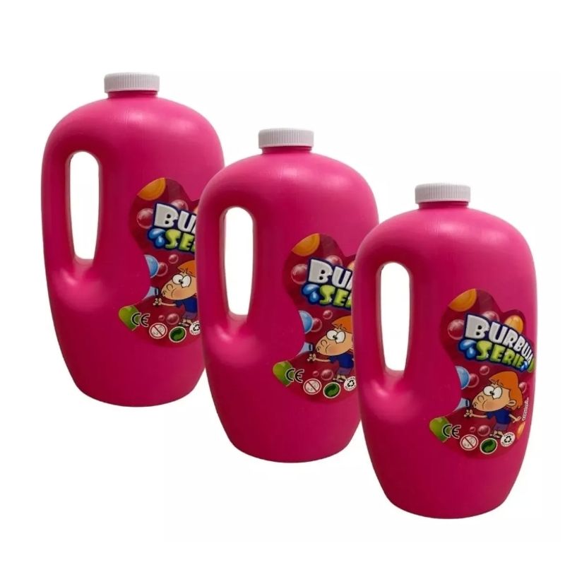 GENERICO - Liquido De Burbujas Maquina Pistola Burbujas 3 unidades