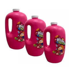 GENERICO - Liquido De Burbujas Maquina Pistola Burbujas 3 unidades