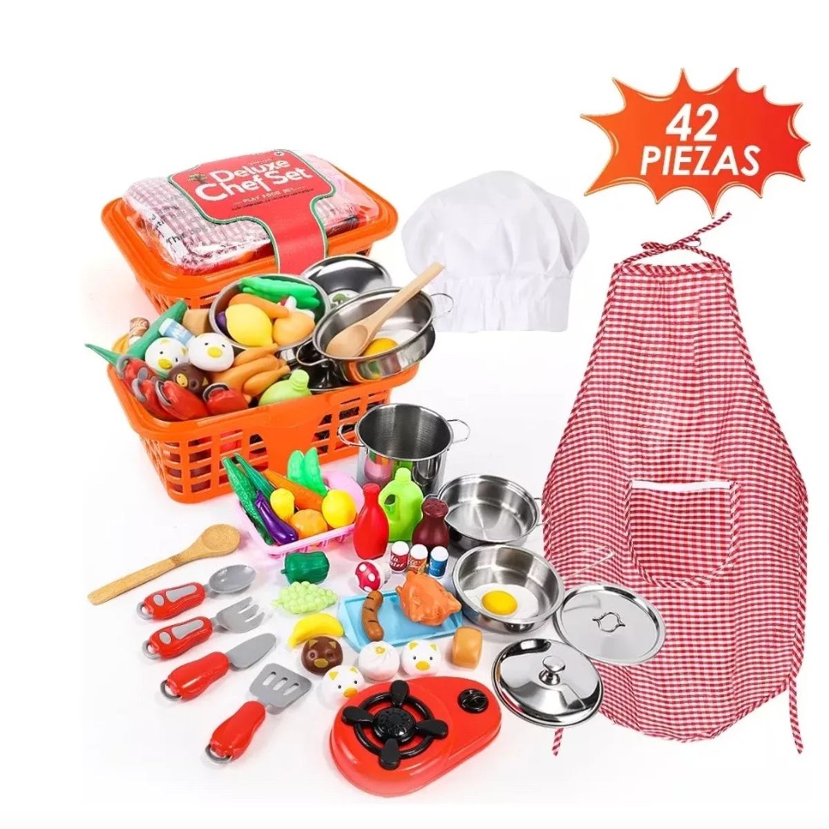 GENERICO - Juego De Juguetes De Cocina Para Niños Pequeños, 42 Piezas