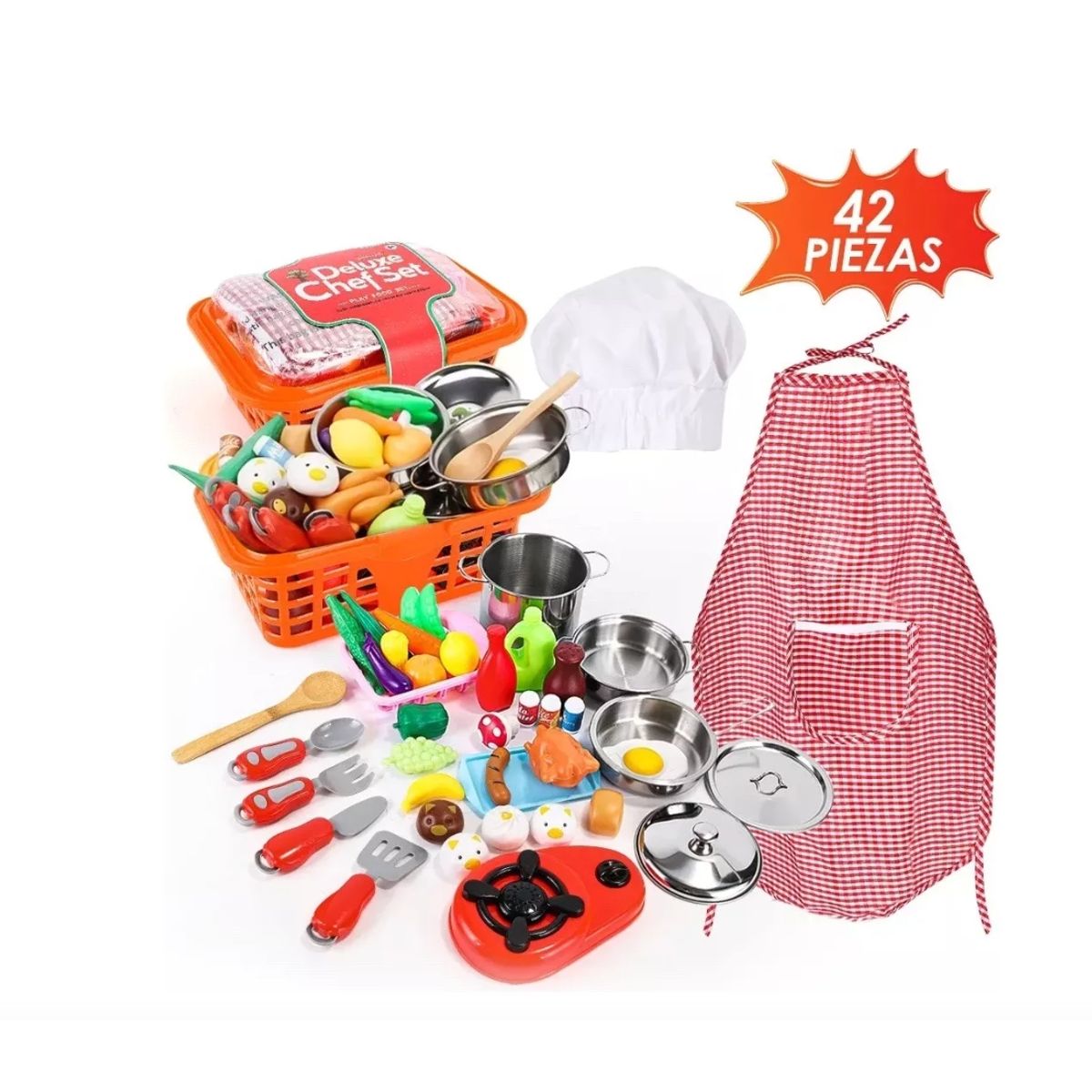 GENERICO - Juego De Juguetes De Cocina Para Niños Pequeños, 42 Piezas