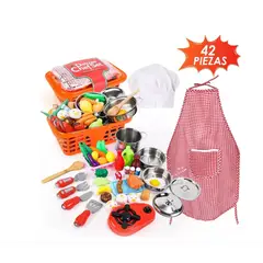 GENERICO - Juego De Juguetes De Cocina Para Niños Pequeños, 42 Piezas