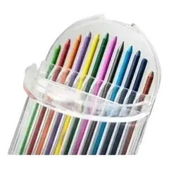 GENERICO - Minas HB De Colores 0.5 mm X 60 mm 24 Piezas