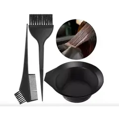 GENERICO - Pocillo + Cepillos de Peluquería Para Peluqueria y Barberia