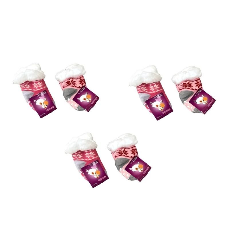 CRUSEC - Pack 3 Pares Calcetines Antideslizante Interior Con Chiporro