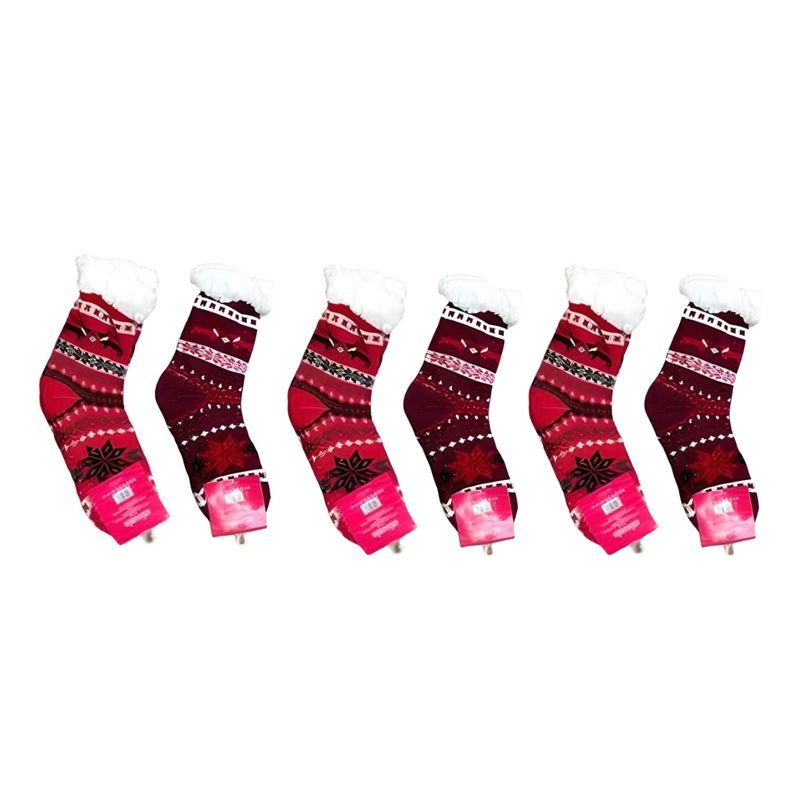 CRUSEC - Pack 3 Pares Calcetines Antideslizante Interior Con Chiporro